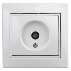 Розетка TV СП Plano 1-301-01 одиночная IP20 бел. Intro Б0027617