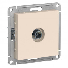 Механизм розетки TV проходной AtlasDesign 4DB беж. SchE ATN000292